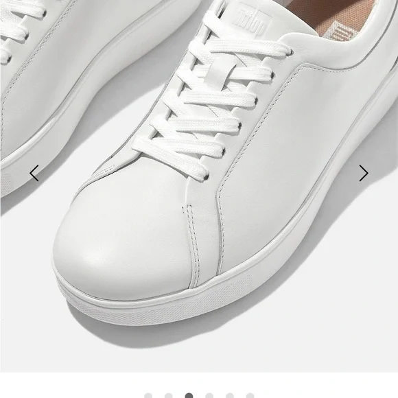 Fitflop RALLY White Leather Sneakers - Picture 4 of 11